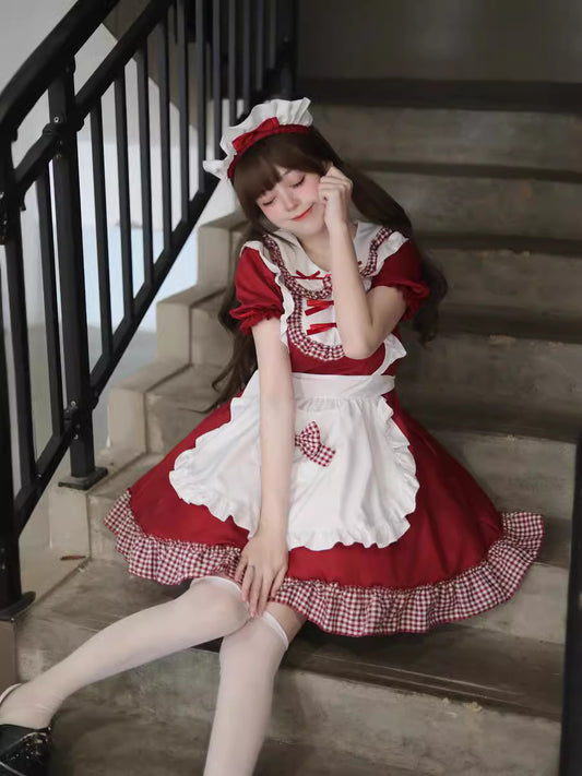 Christmas sweet maid Lolita costume cosplay costume