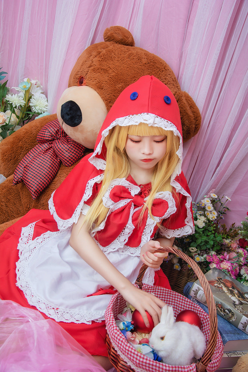 Christmas little red riding hood cosplay costume